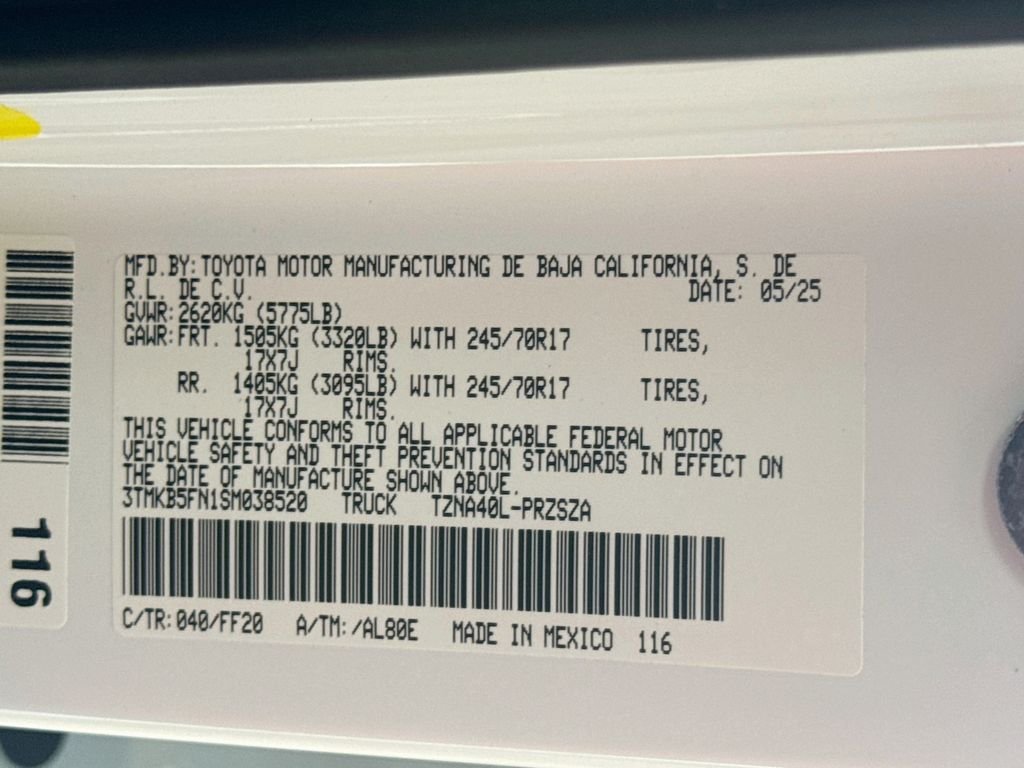 Used 2025 Ice Cap Toyota SR5 image 30