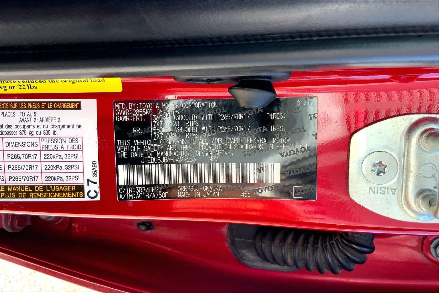 Used 2017 Barcelona Red Metallic Toyota TRD Pro image 36