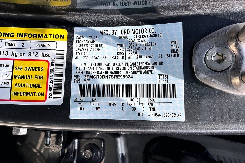 New 2025 Ford Bronco Sport Big Bend 4D Sport Utility