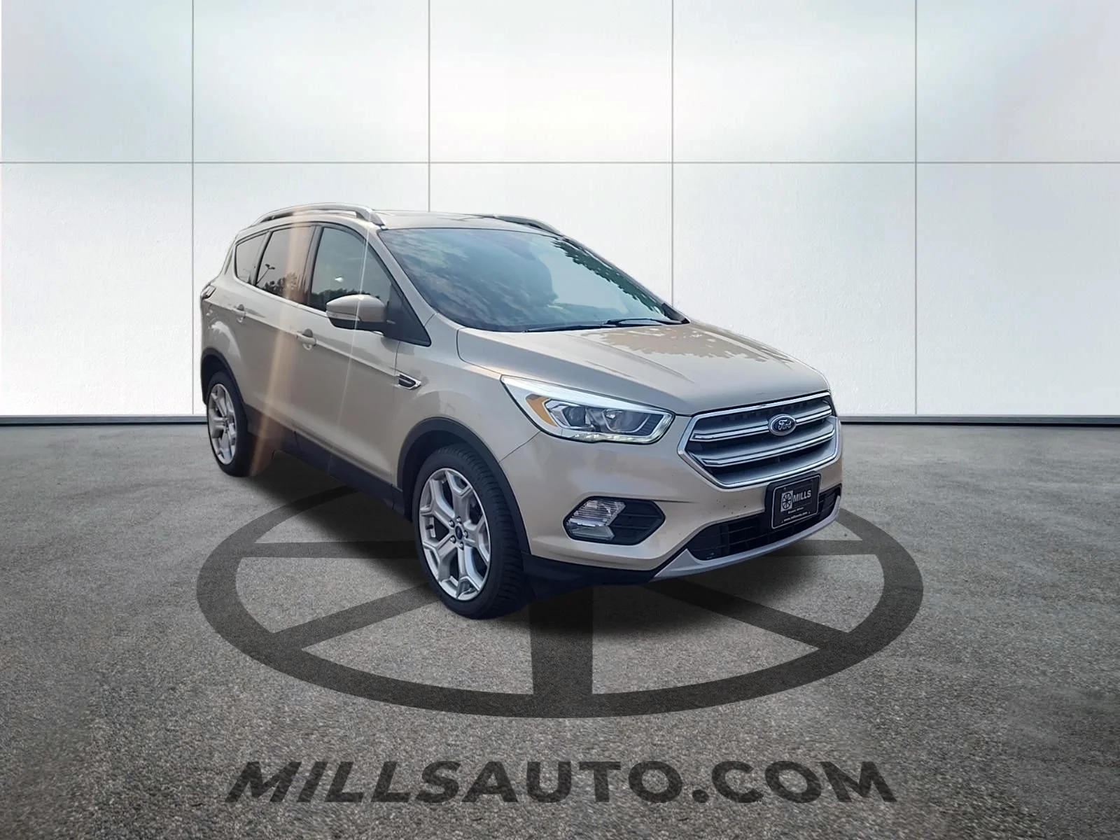 Used 2017 White Gold Metallic Ford Titanium image 2
