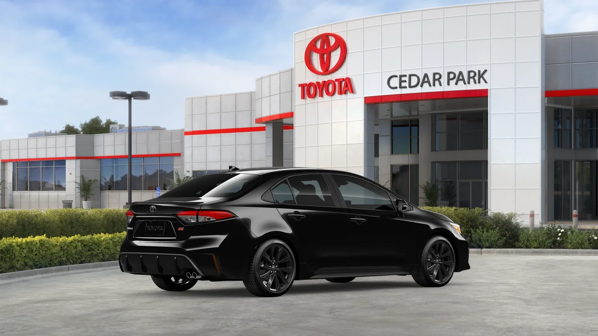 New 2026 Midnight Black Metallic Toyota SE image 10