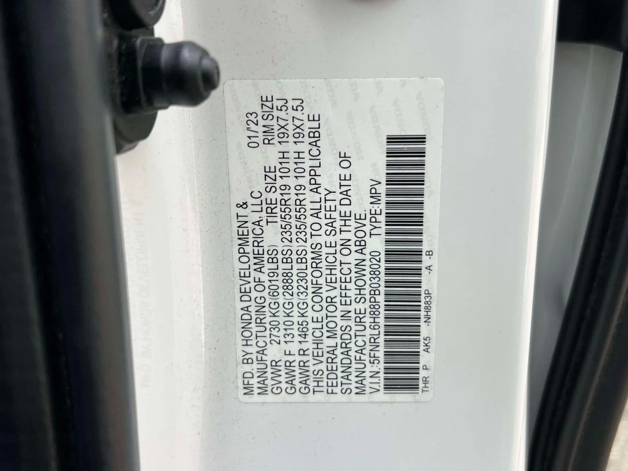 2023 Honda Odyssey Touring - Photo 38