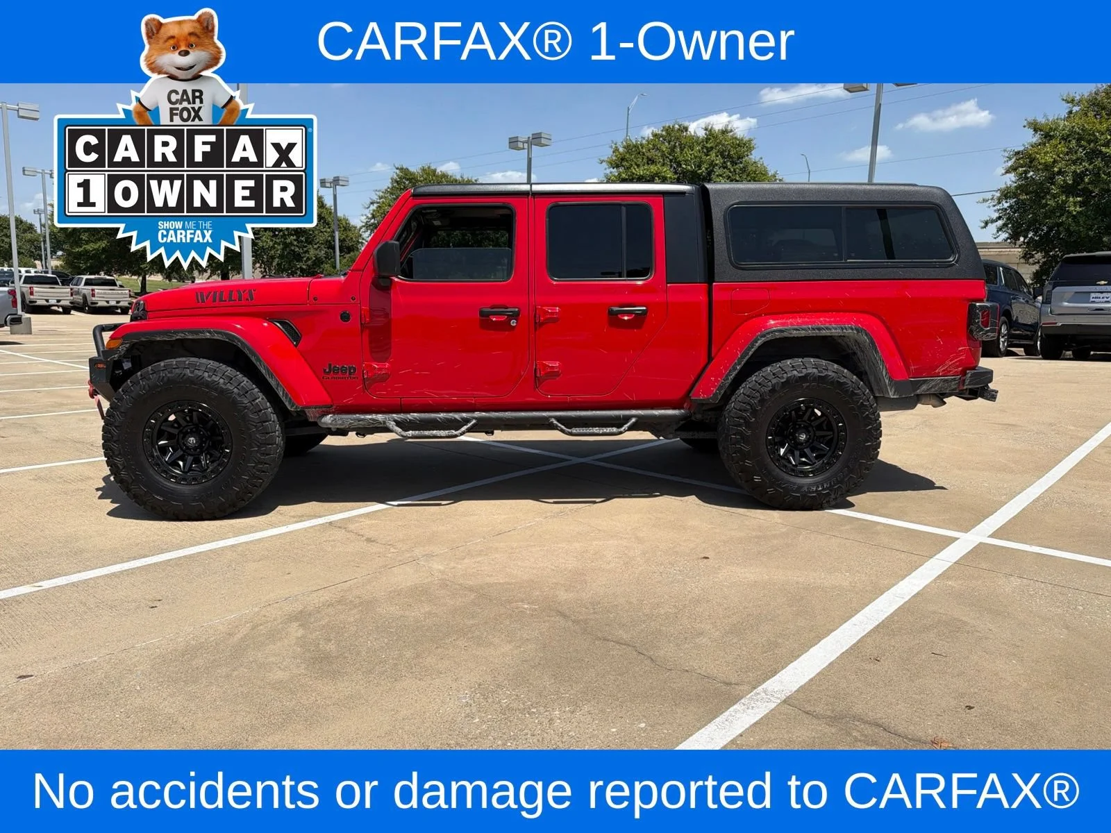 Used 2021 Red Jeep Willys image 2
