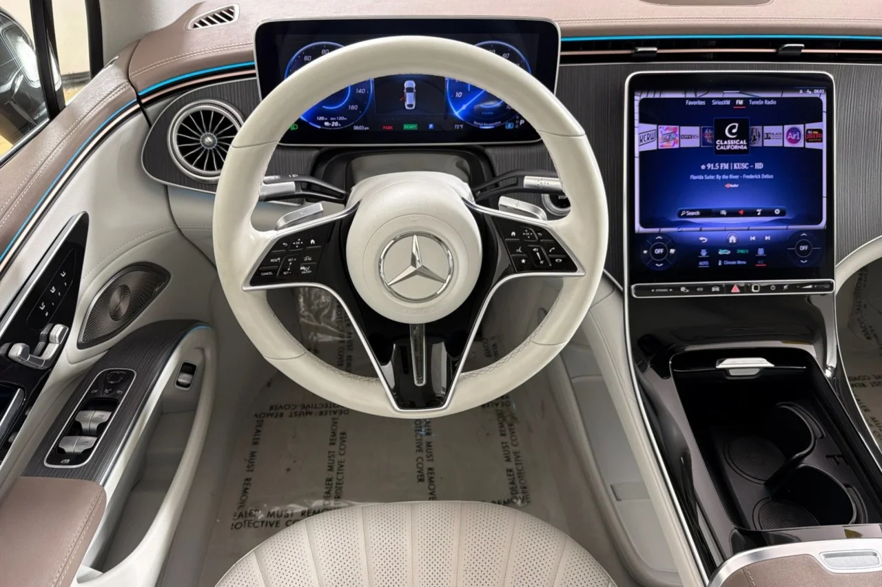 Certified Used 2023 Obsidian Black Metallic Mercedes-Benz EQS 450+ image 13