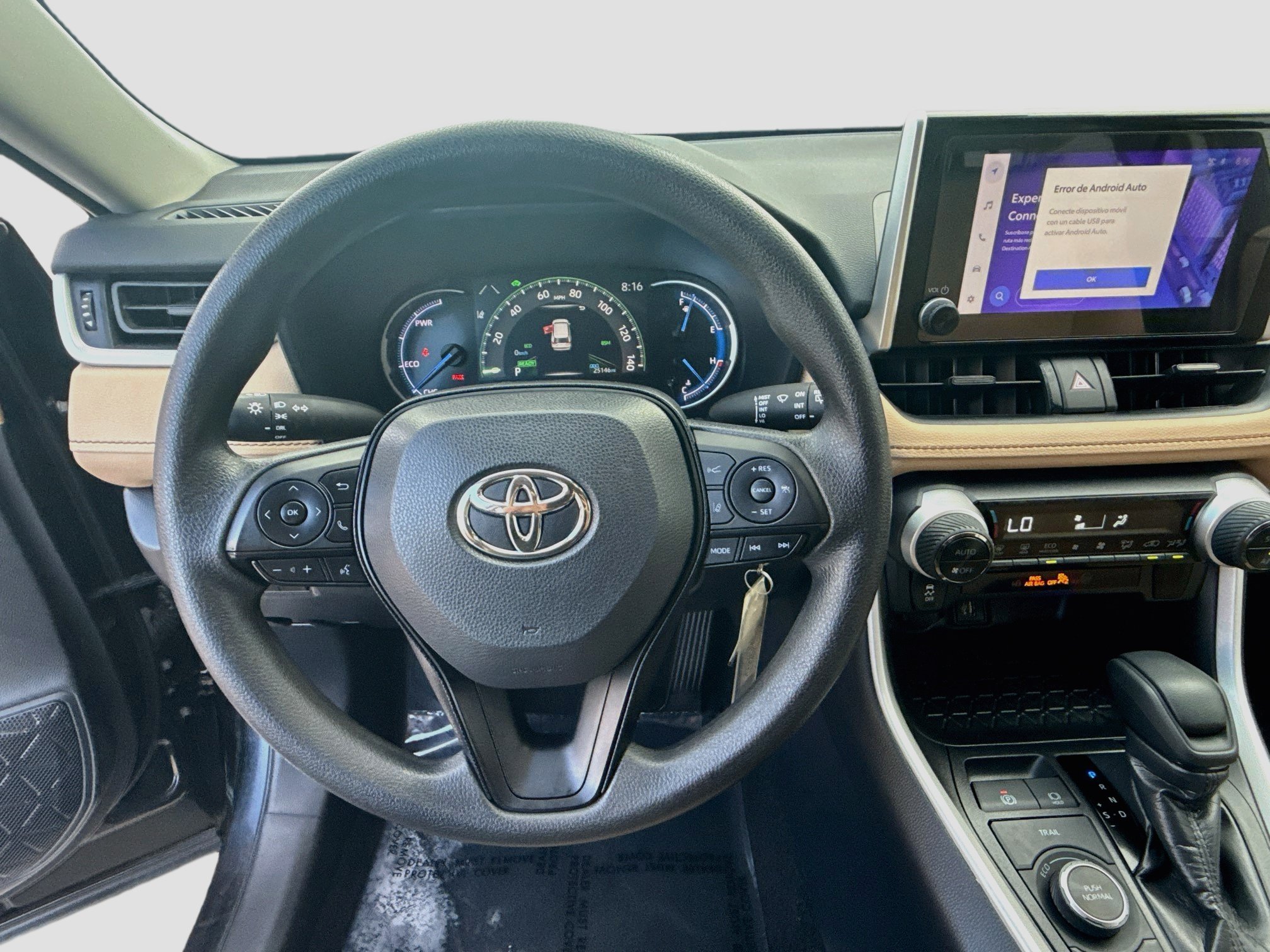 Used 2025 Midnight Black Metallic Toyota Hybrid LE image 10