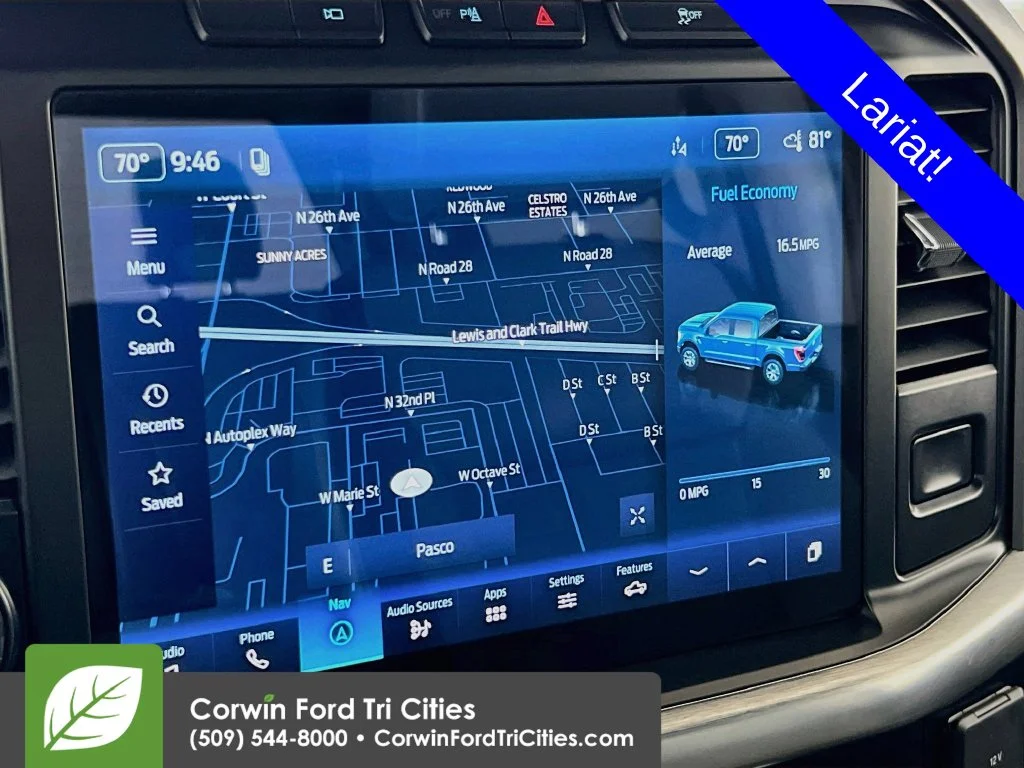 Used 2022 Atlas Blue Metallic Ford Lariat image 20