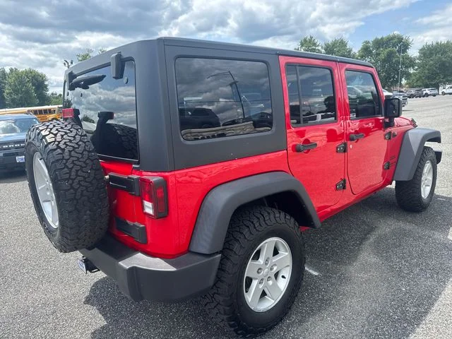 Used 2017 Firecracker Red Clearcoat Jeep Unlimited Sport image 7