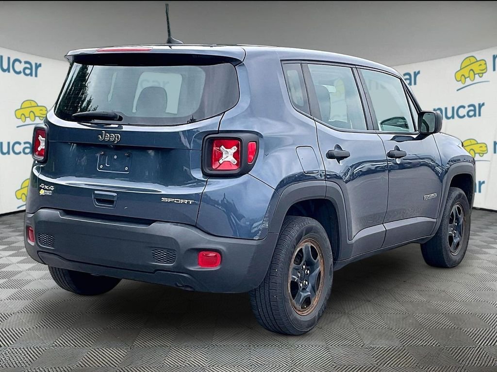 Used 2021 Slate Blue Pearlcoat Jeep Sport image 6