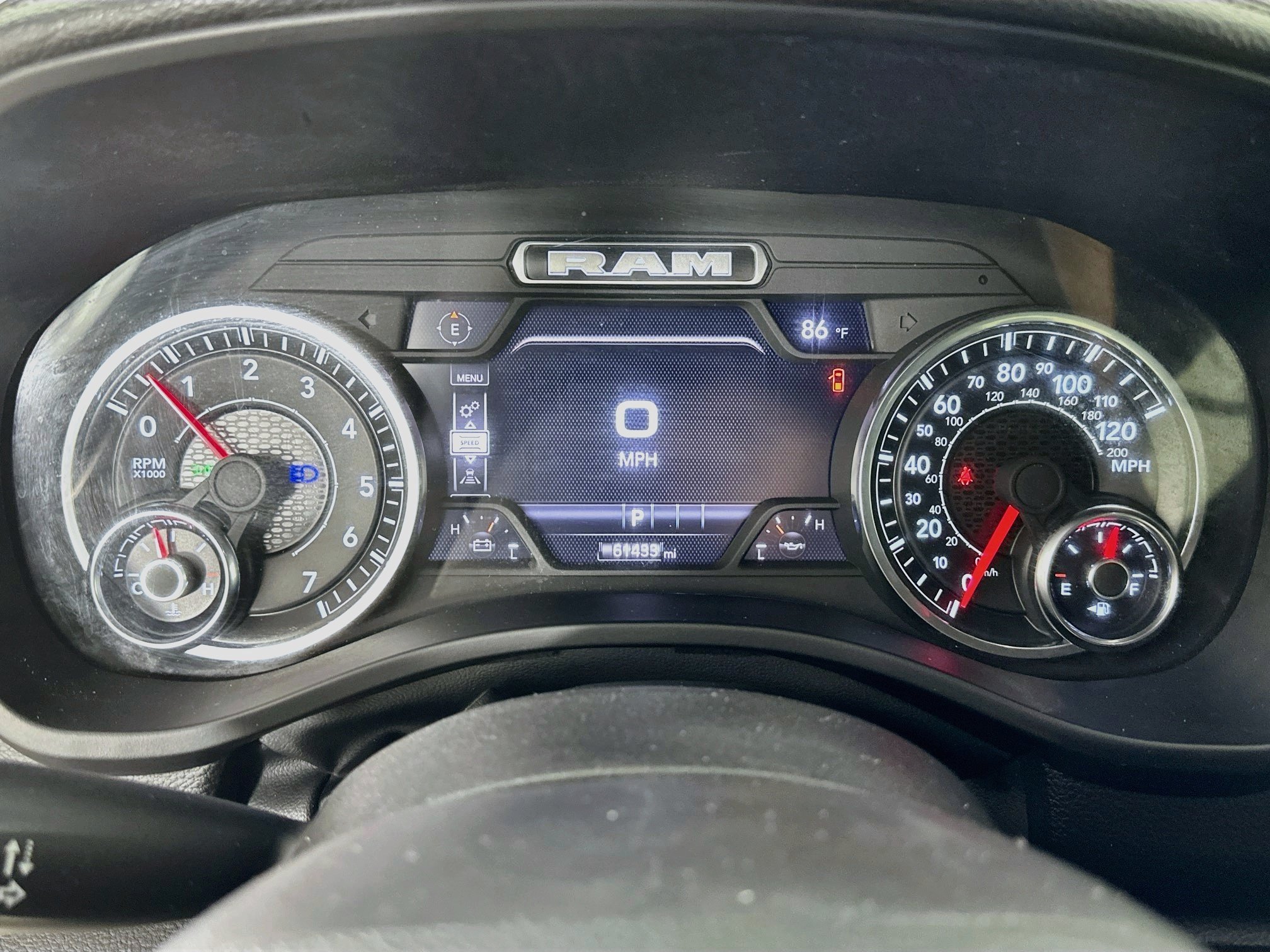 Used 2025 Bright White Clearcoat Ram Laramie image 14