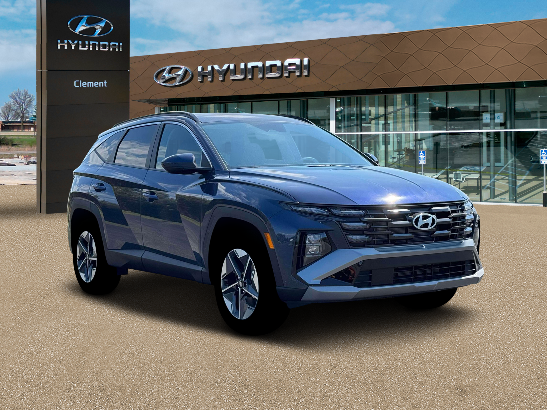 New 2026 Blue Hyundai SEL Plus AWD image 11