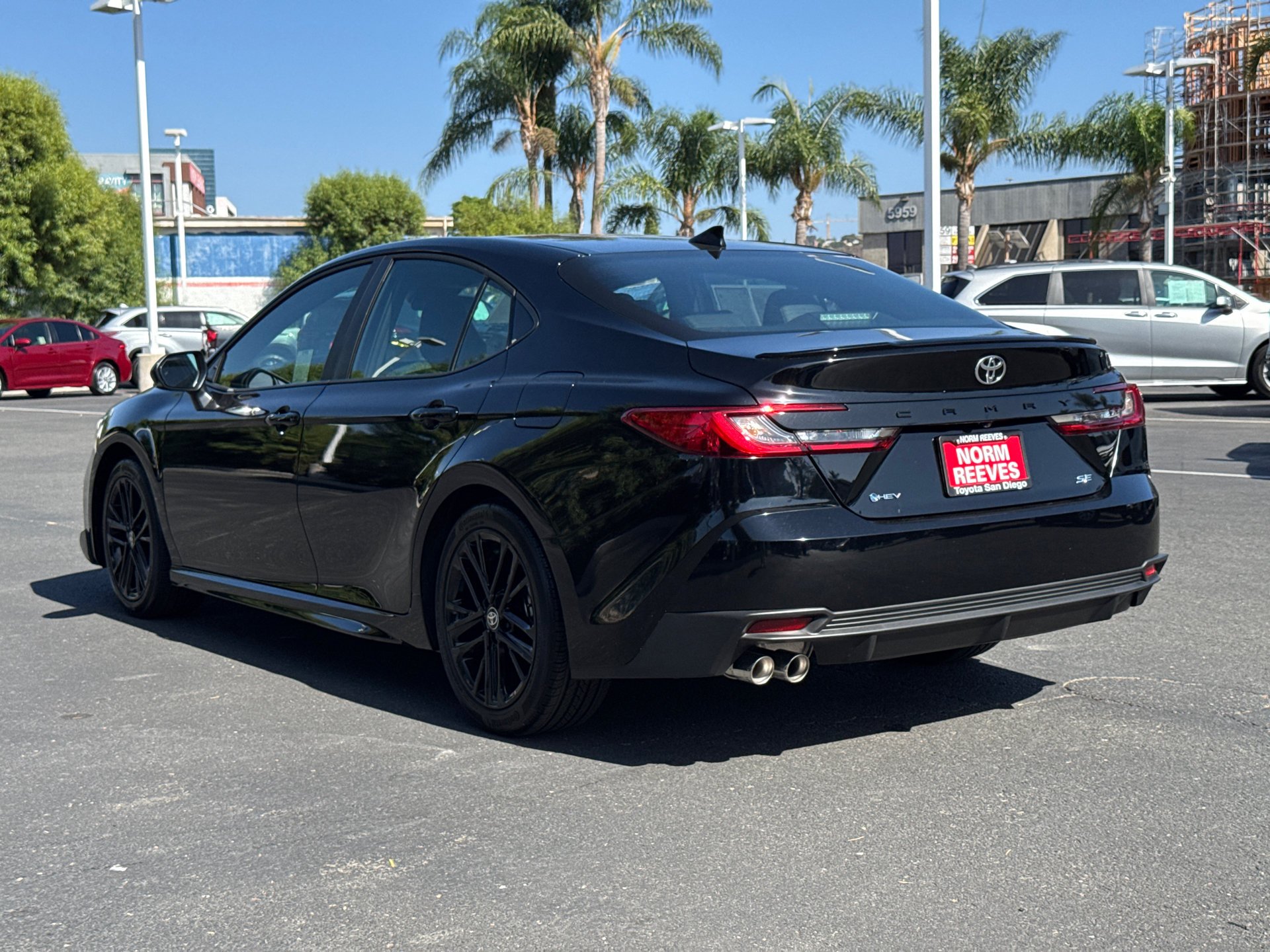 Certified Used 2026 Midnight Black Metallic Toyota SE image 12