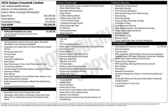 Used 2024 Silver Subaru Limited image 7