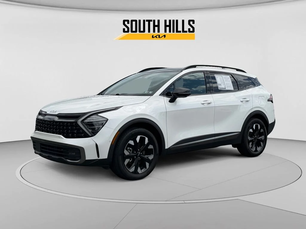 Certified Used 2023 White Kia X-Line Prestige image 1