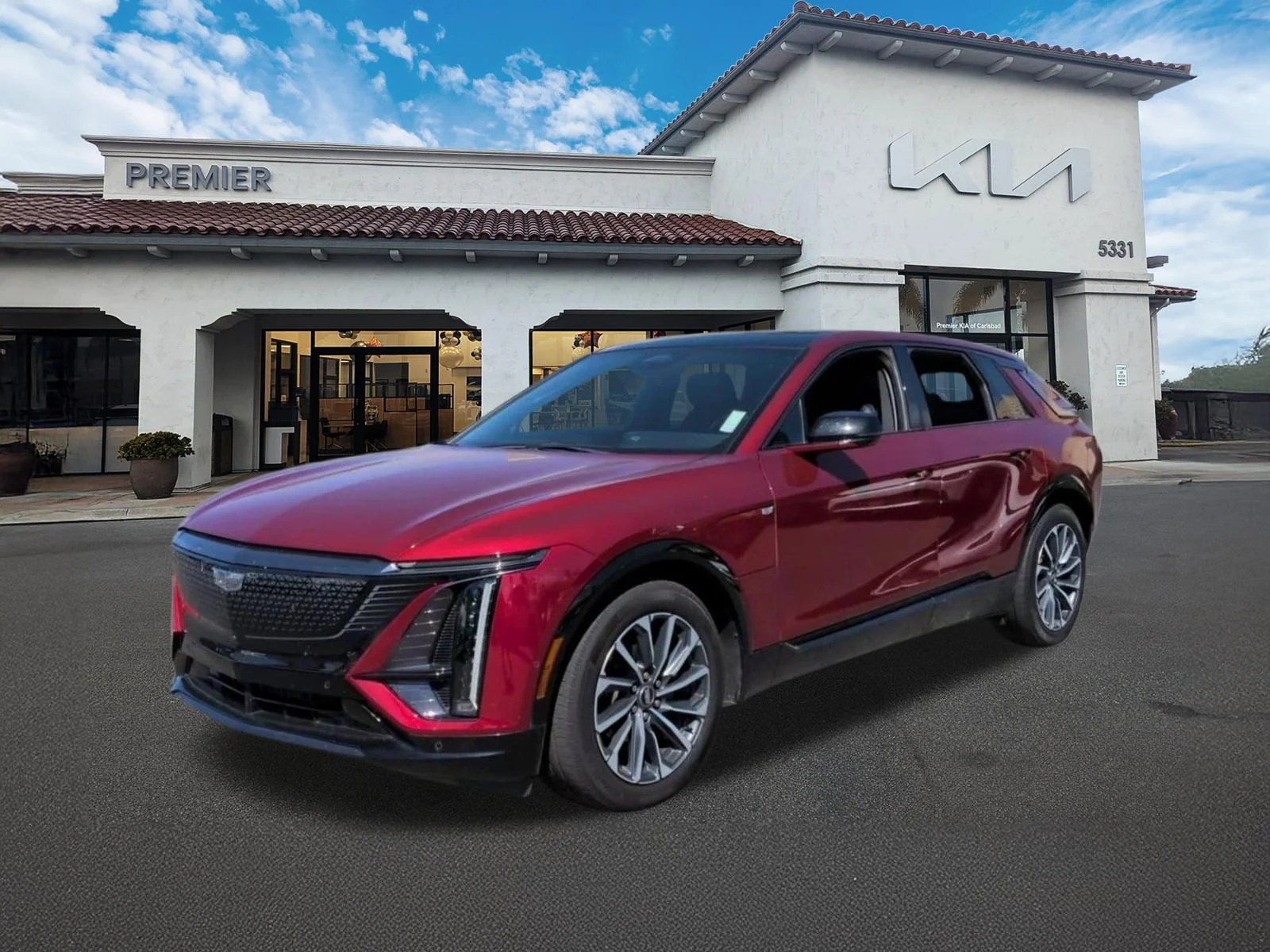 Used 2024 Red Cadillac Sport image 4