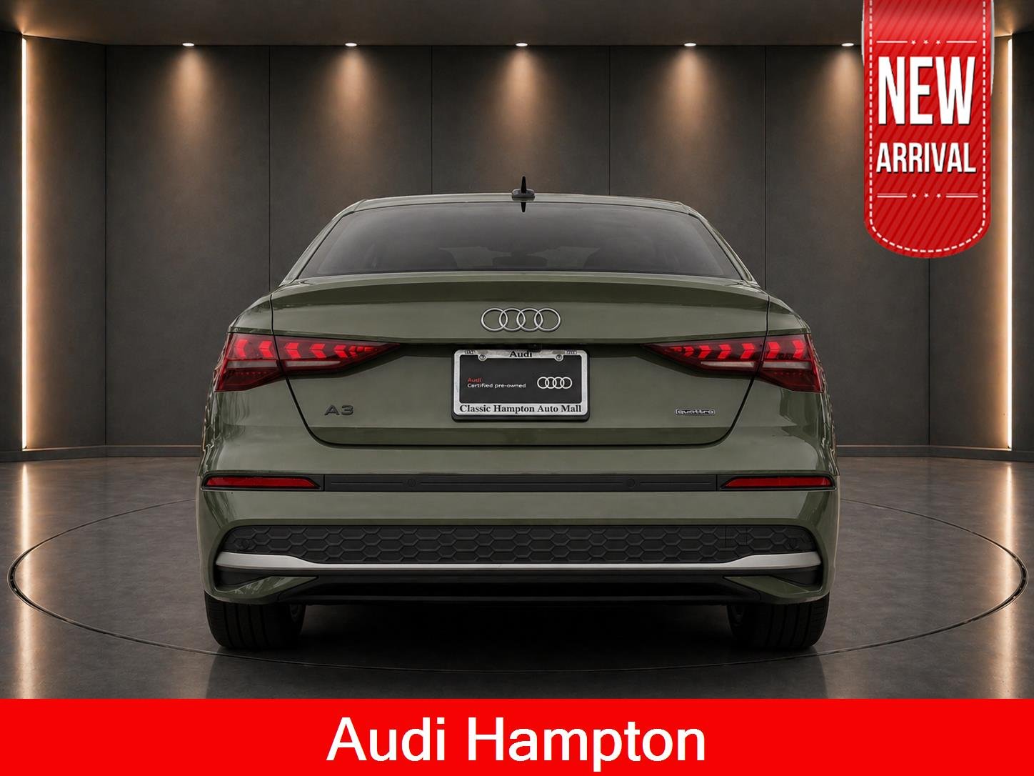 Used 2025 District Green Metallic Audi Premium Plus image 3