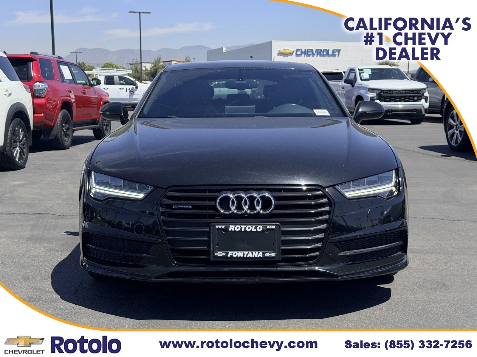 Used 2018 Black Audi Premium Plus image 2