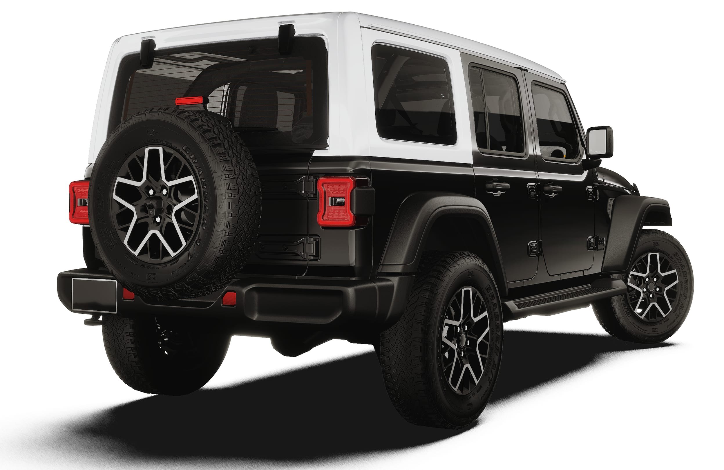 New 2027 Bright White Clear-Coat Paint Jeep Sahara image 14