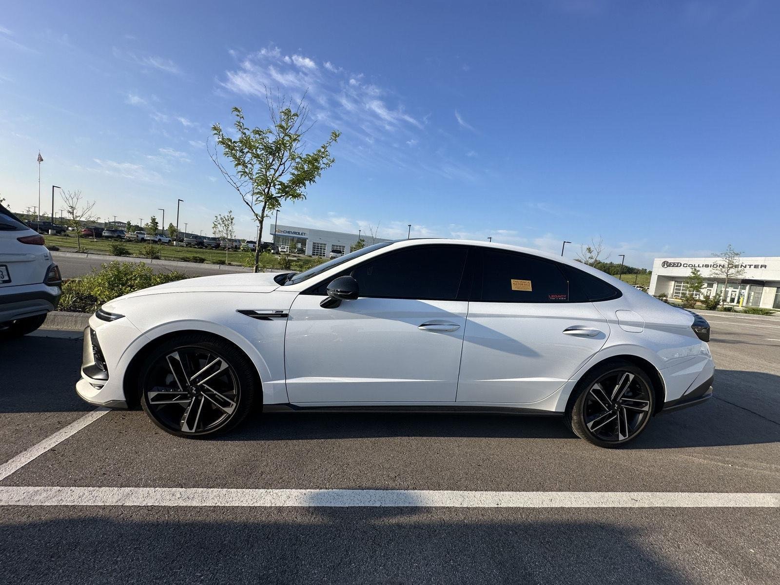 Certified 2025 Hyundai Sonata N Line with VIN KMHL54JCXSA507060 for sale in Kansas City