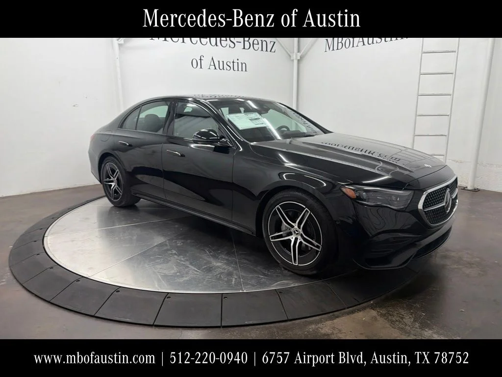 New 2027 Black Mercedes-Benz E 350 image 1