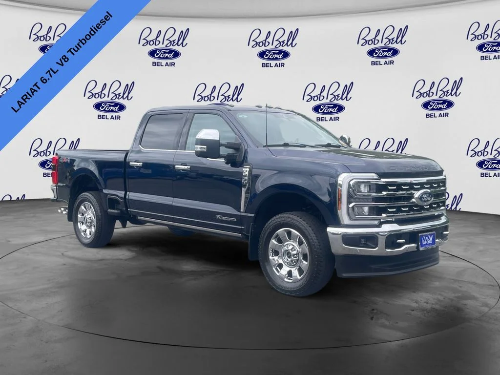 Used 2024 Antimatter Blue Metallic Ford Lariat image 1