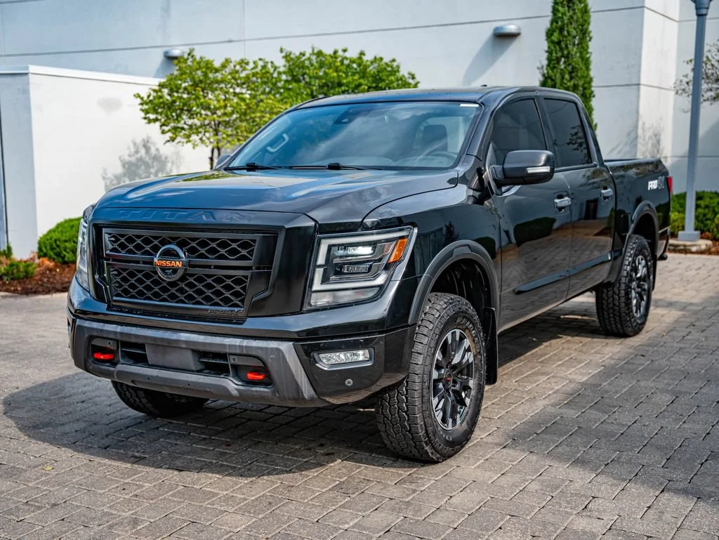 Used 2022 Super Black Nissan PRO-4X image 1