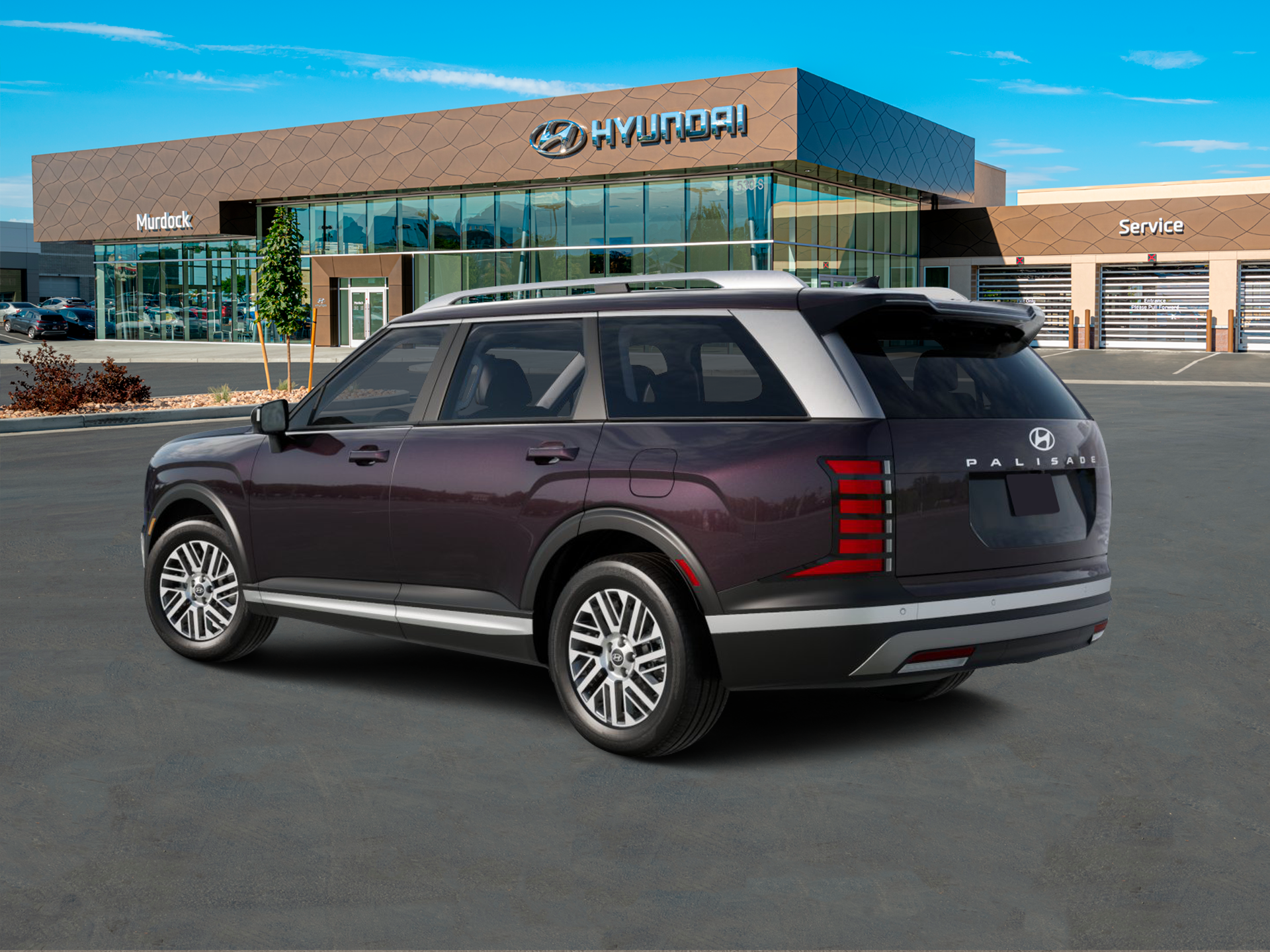 New 2026 Galaxy Maroon Pearl Hyundai SEL AWD image 3