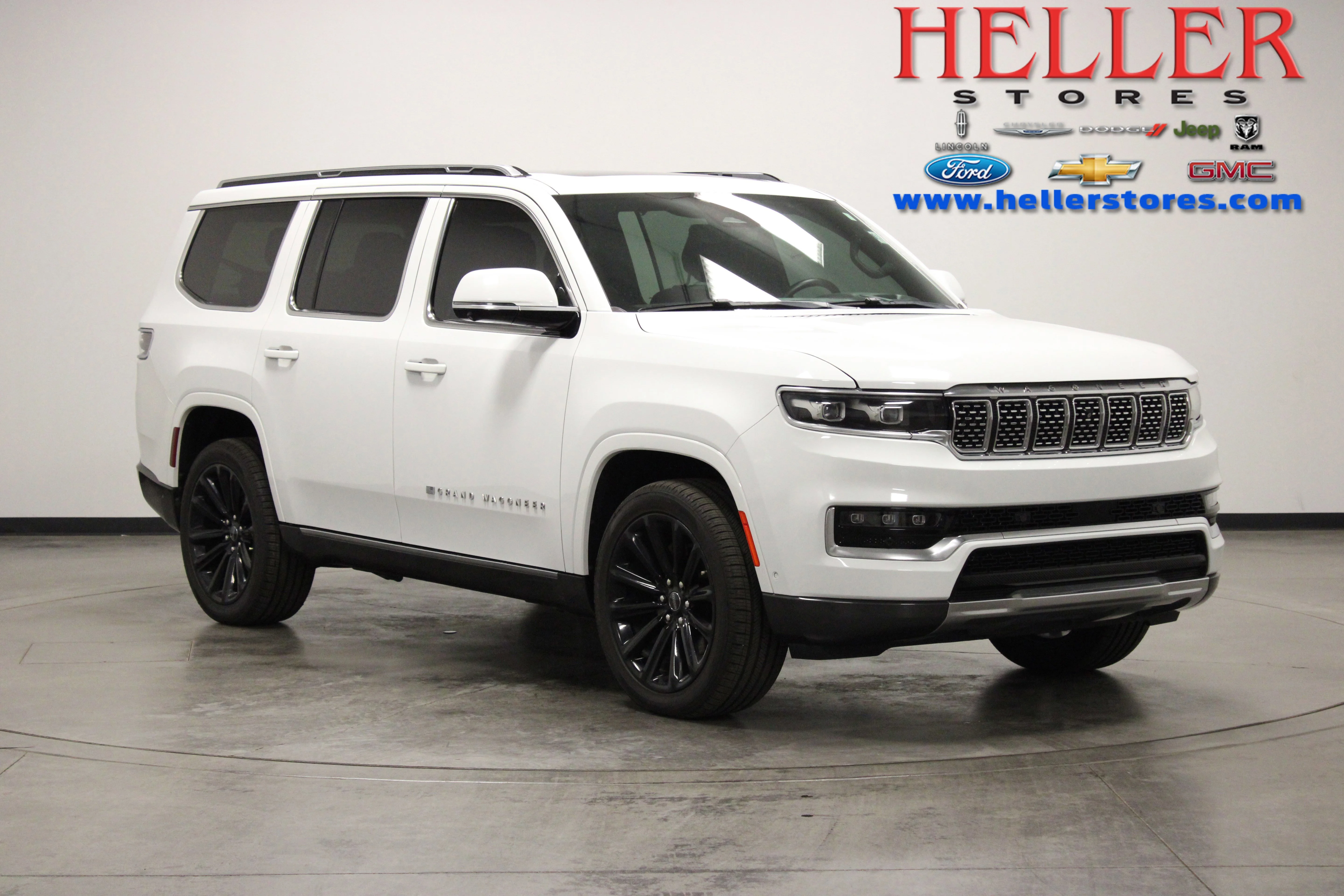 Used 2022 Bright White Clearcoat Jeep Series II image 1