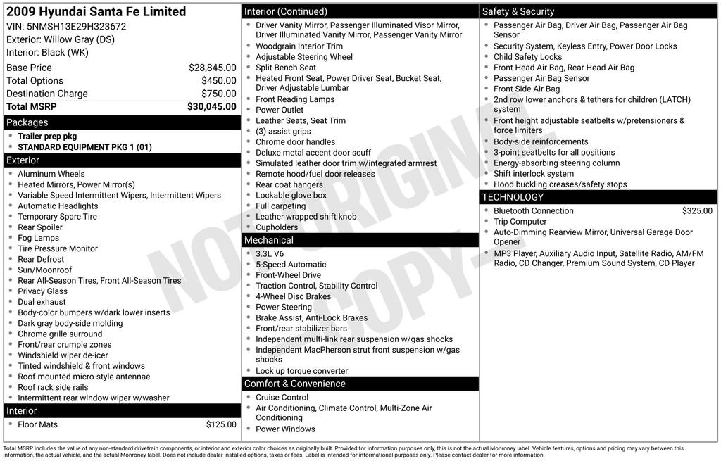 Used 2009 Gray Hyundai Limited image 4