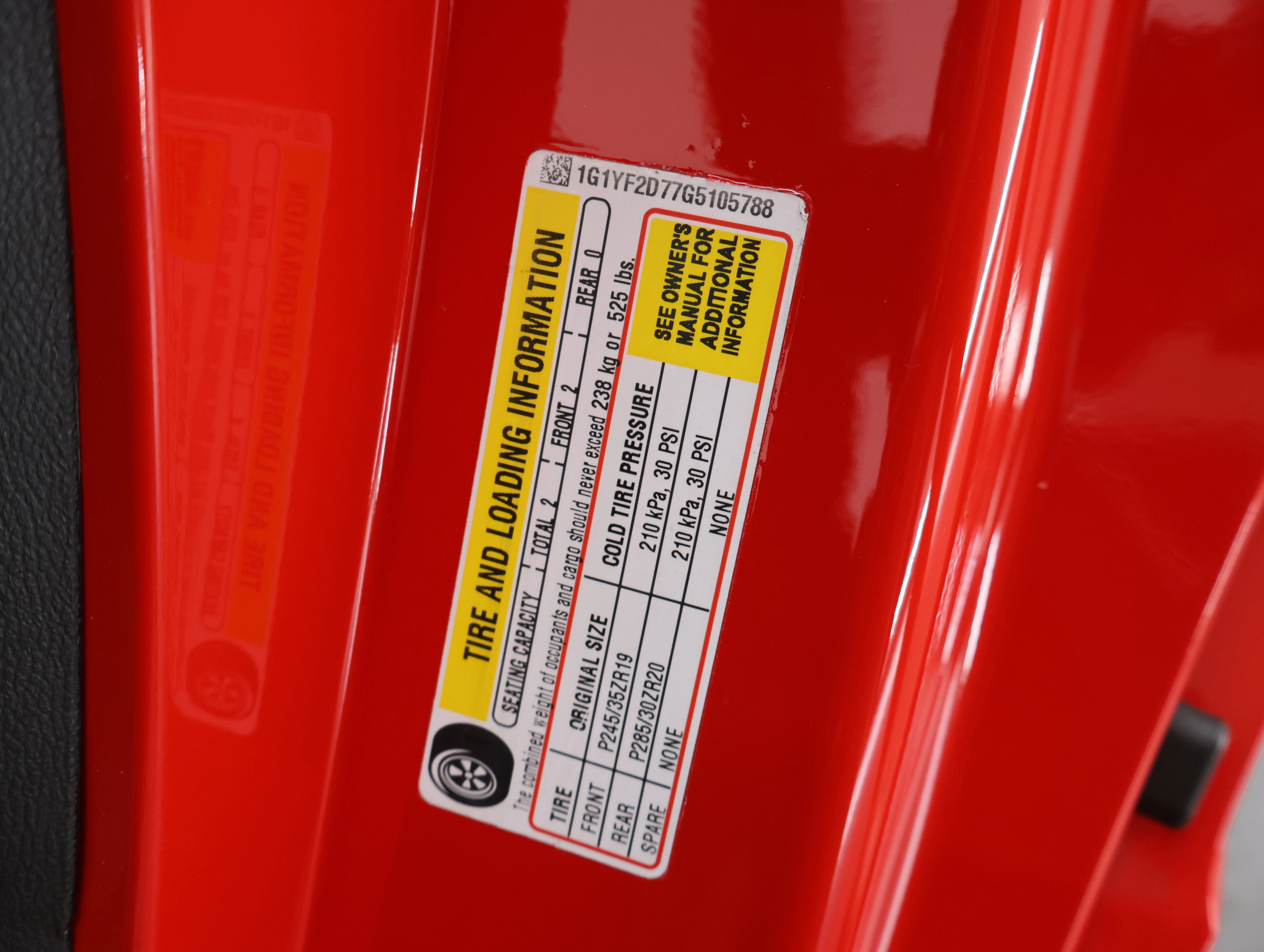 Used 2016 Torch Red Chevrolet Stingray image 49