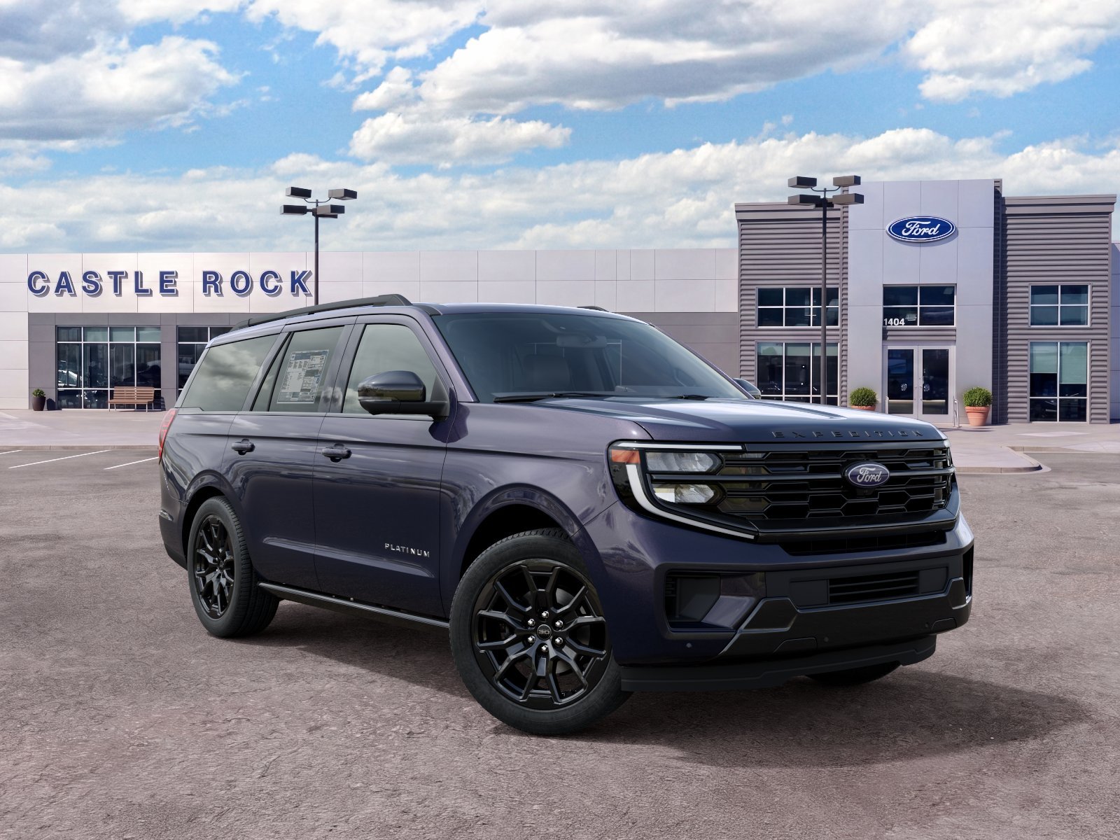 New 2027 Blue Ember Metallic Ford Platinum image 4