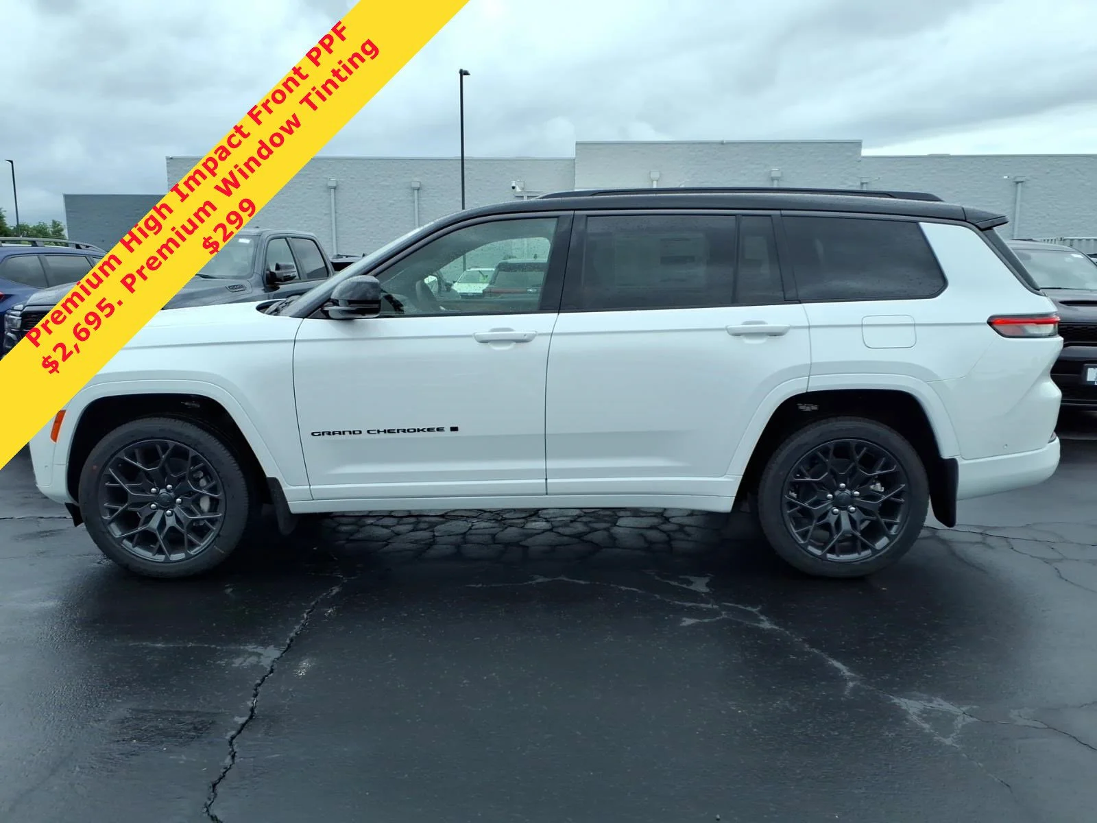 New 2026 Bright White Clear-Coat Exterior Paint Jeep Summit image 3