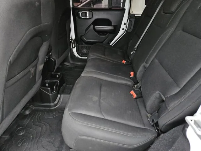 Used 2020 Bright White Clearcoat Jeep Unlimited Sport image 34