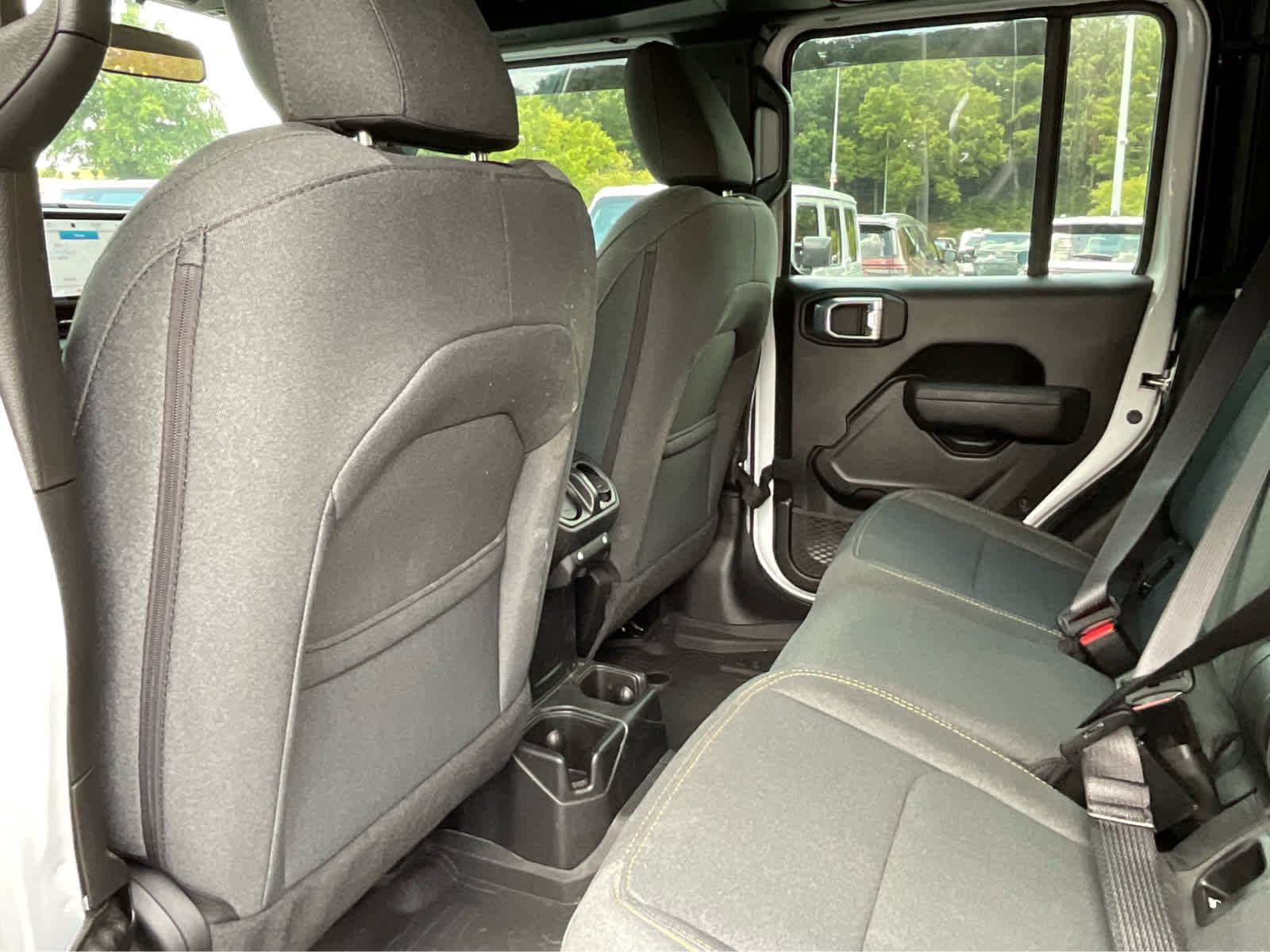 Used 2025 Bright White Clearcoat Jeep Sport image 25