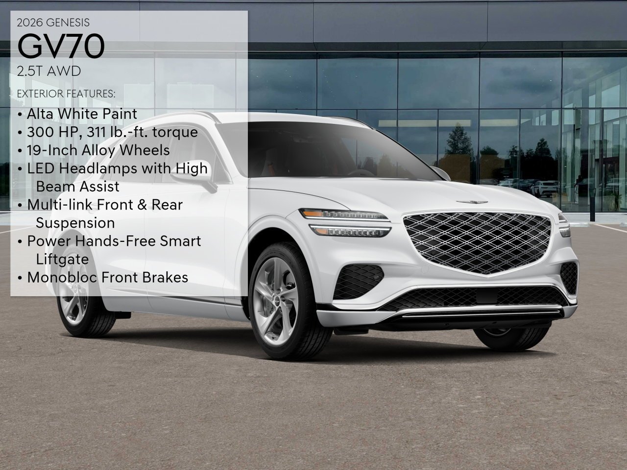 New 2026 White Genesis 2.5T image 3