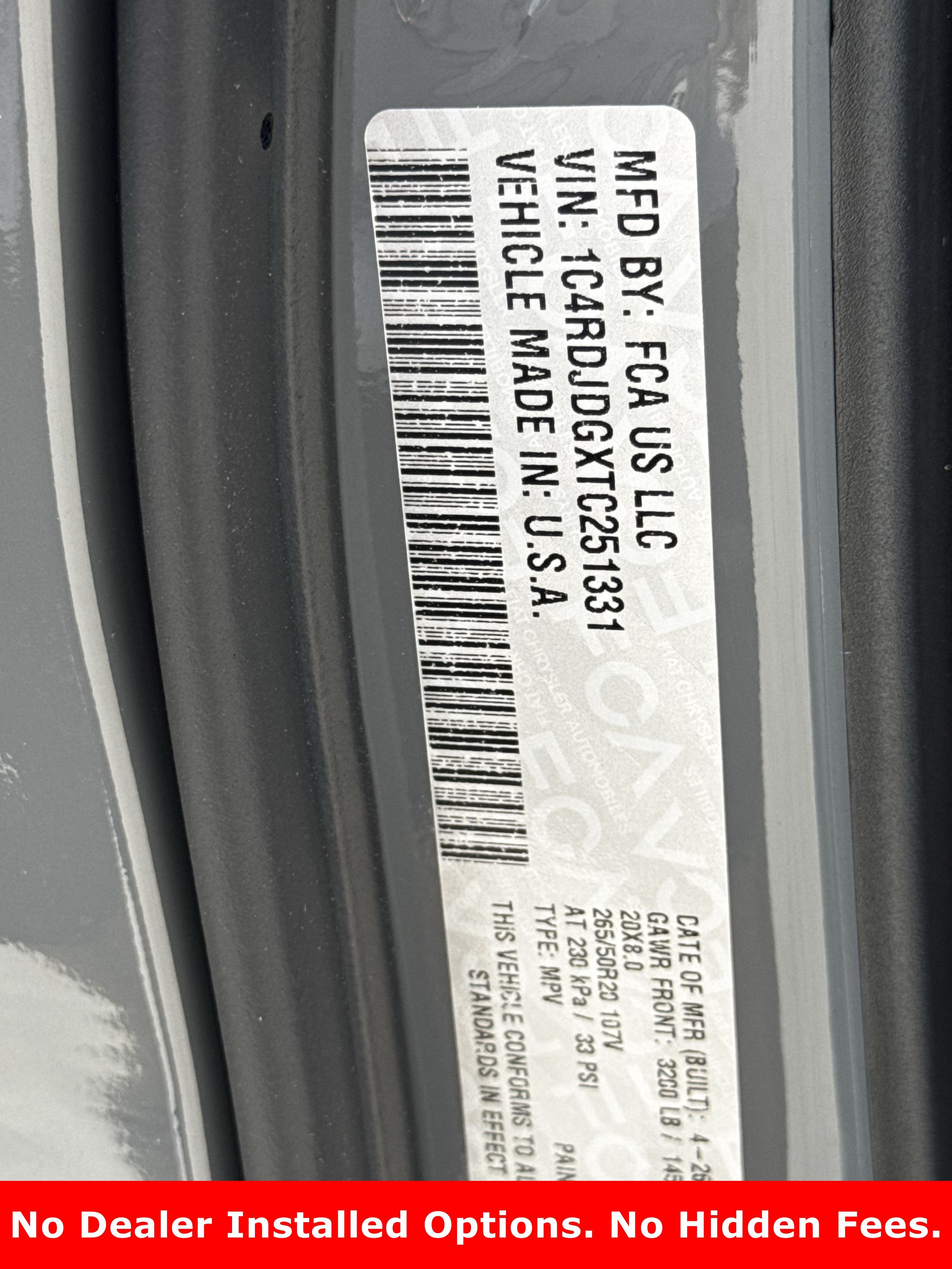 New 2026 Destroyer Gray Clear-Coat Exterior Paint Dodge GT Plus image 22