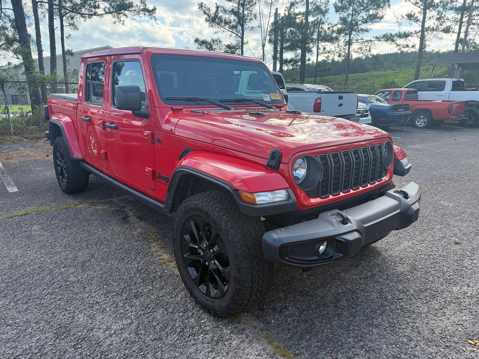 Certified Used 2024 Red Jeep Sport image 1