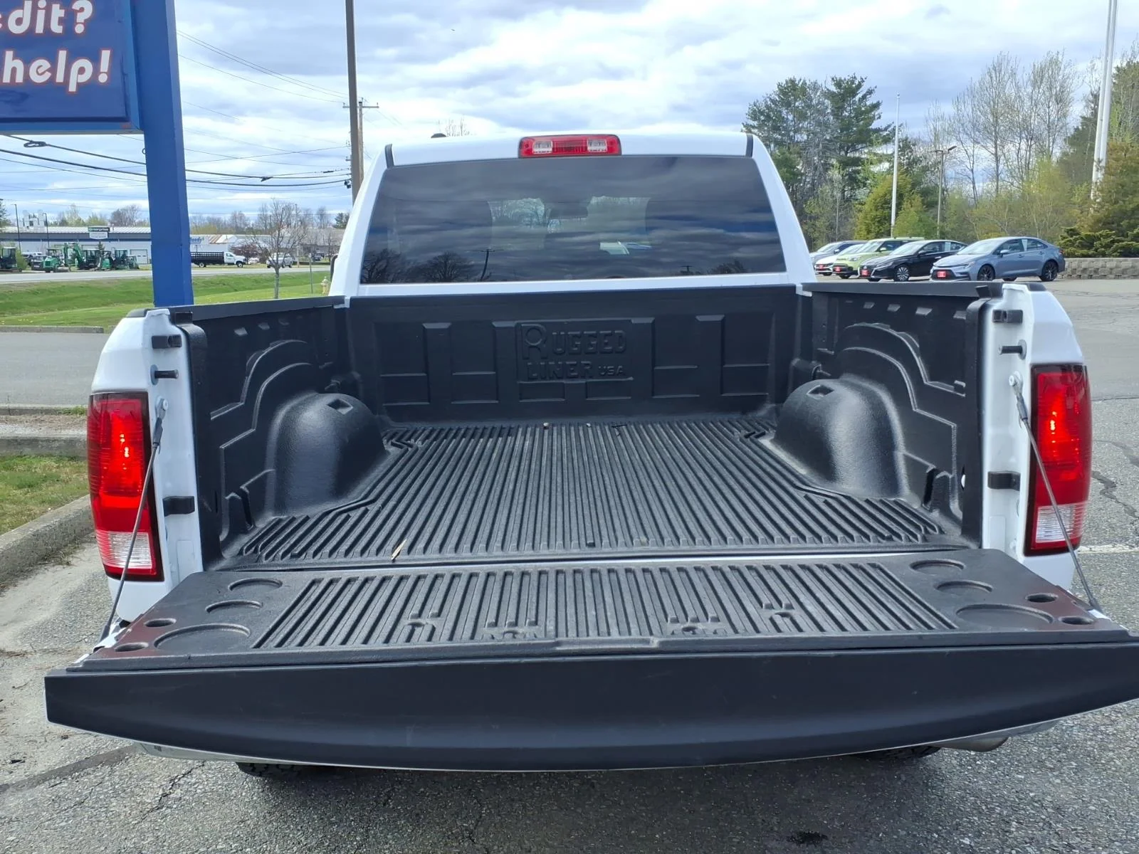 Used 2024 Bright White Clearcoat Ram SLT image 13