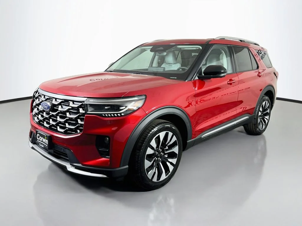 New 2026 Rapid Red Metallic Tinted Clearcoat Ford Platinum image 5