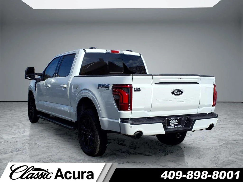 Used 2024 Star White Metallic Tri-Coat Ford LARIAT image 6