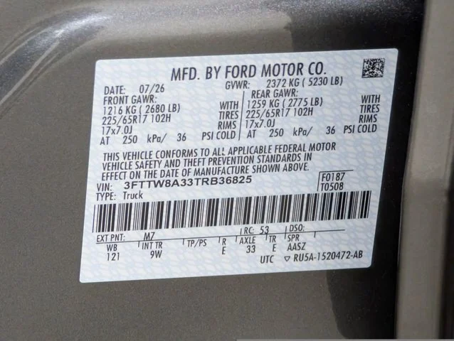 New 2026 Carbonized Gray Metallic Ford XL image 47