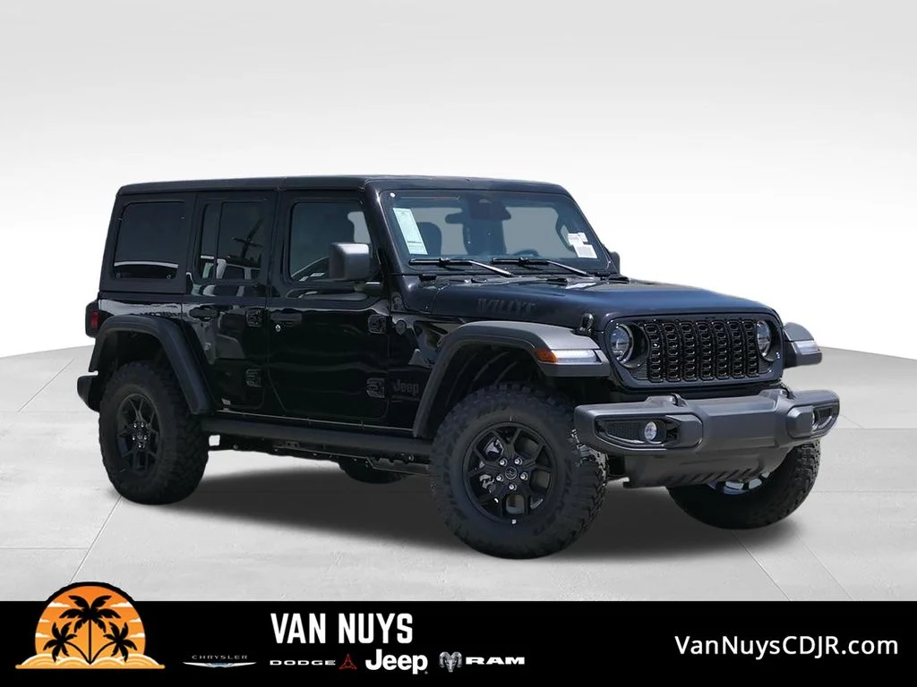 New 2026 Black Clearcoat Jeep Willys image 1