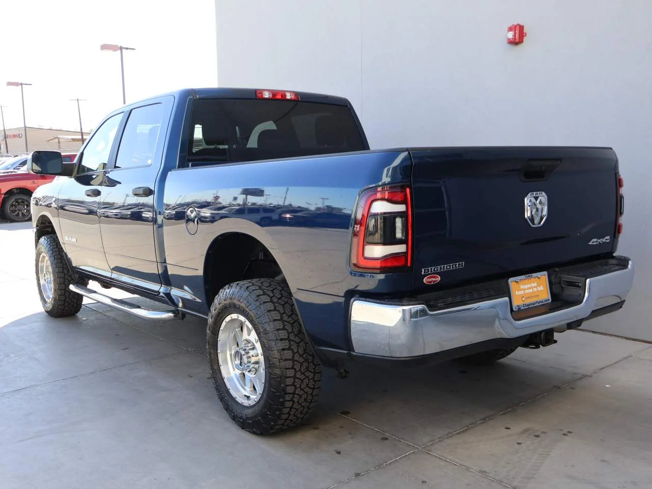 Used 2022 Patriot Blue Pearl Coat Ram Big Horn Crew Cab image 3