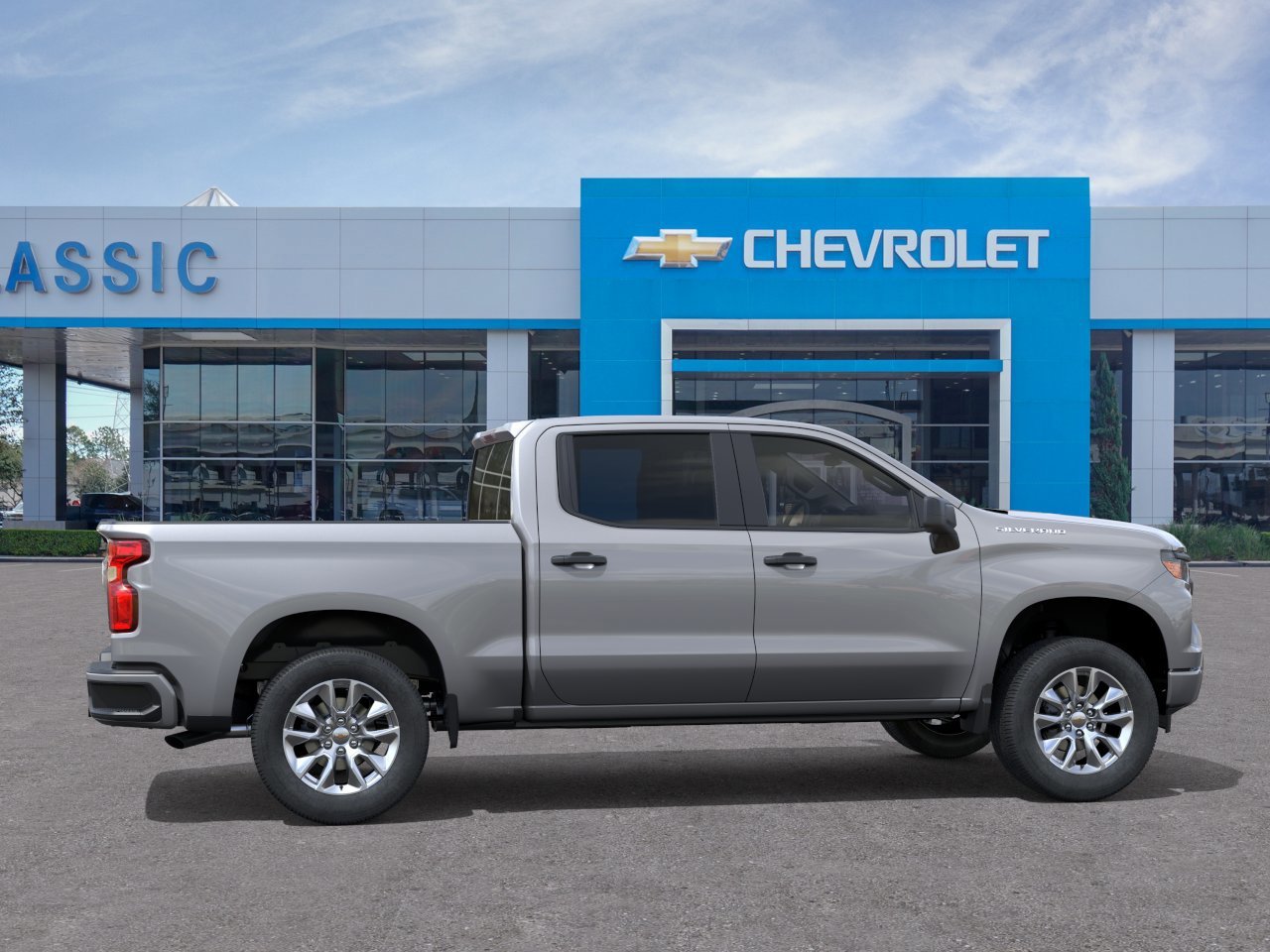 2026 Chevrolet Silverado 1500 Custom Gray at Classic Elite Chevrolet Sugar Land