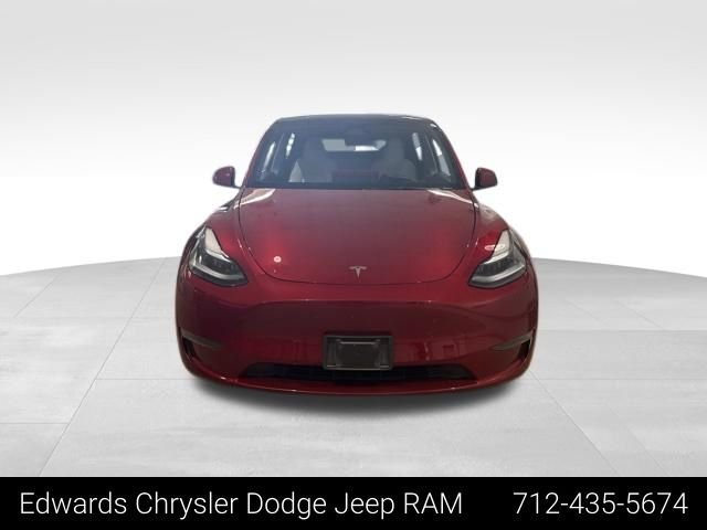 Used 2024 Red Tesla Performance image 2