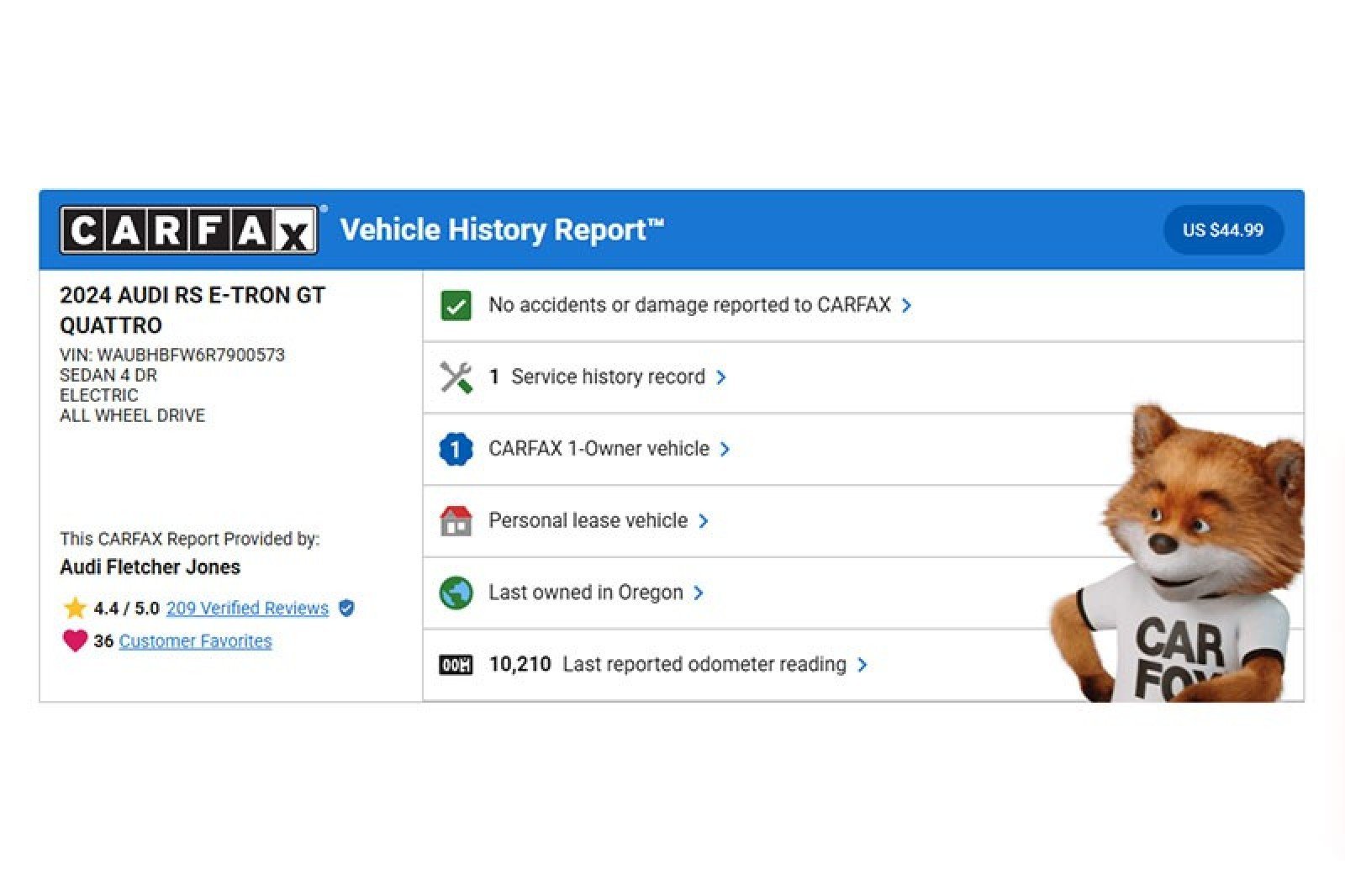 Used 2024 Audi RS e-tron GT Base with VIN WAUBHBFW6R7900573 for sale in Costa Mesa, CA