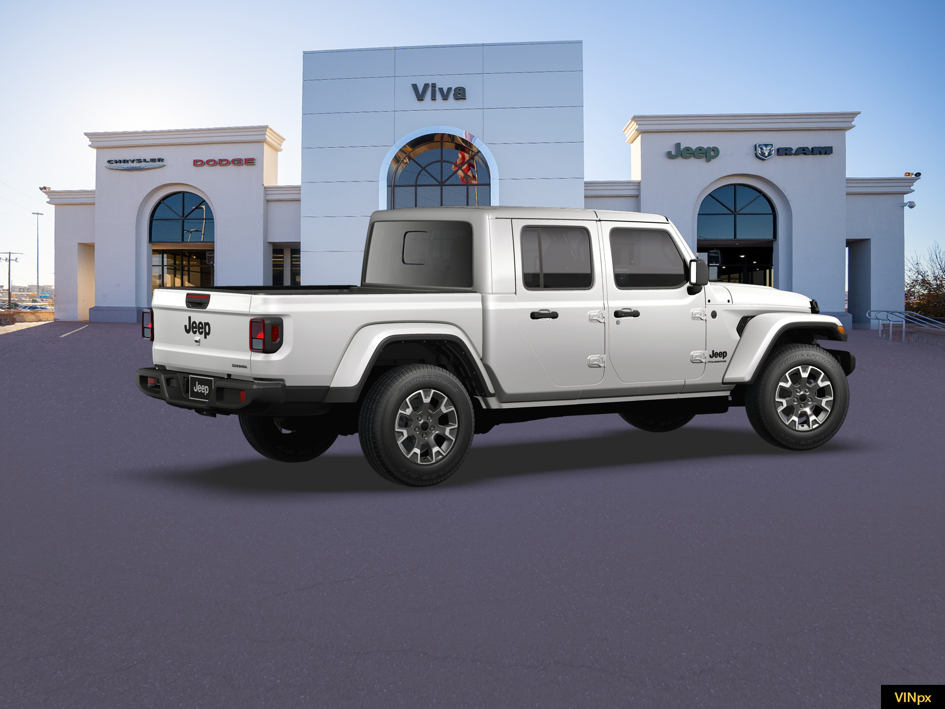 New 2026 Bright White Clearcoat Jeep Sahara image 8