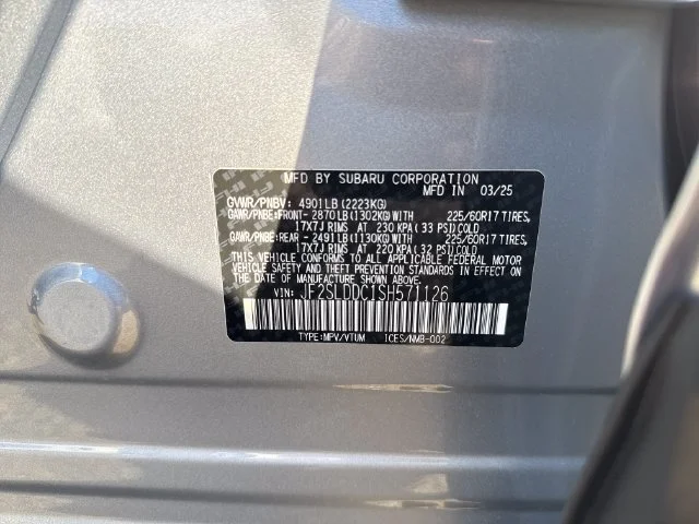 Used 2025 Ice Silver Metallic Subaru Premium image 16