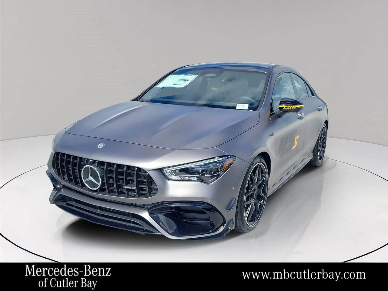 New 2026 MANUFAKTUR Mountain Grey Magno Mercedes-Benz AMG® CLA 45 4MATIC® Coupe image 1