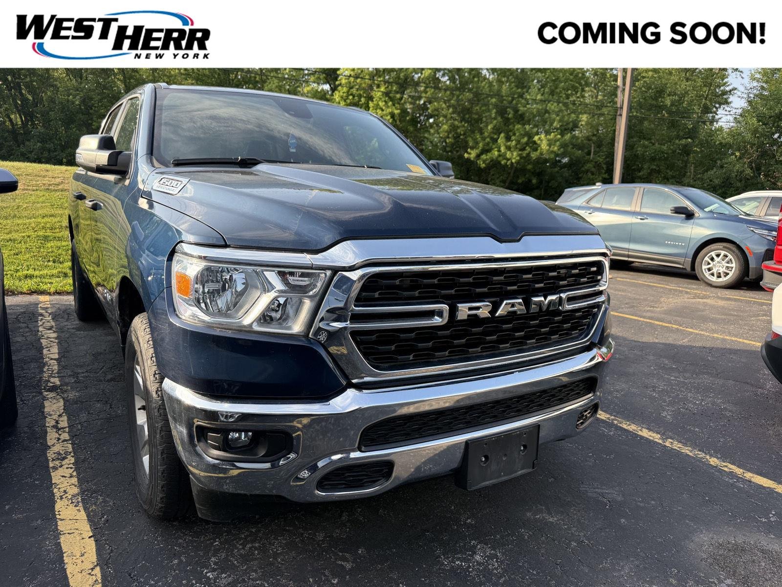 Used 2023 Patriot Blue Pearlcoat Ram Big Horn image 1