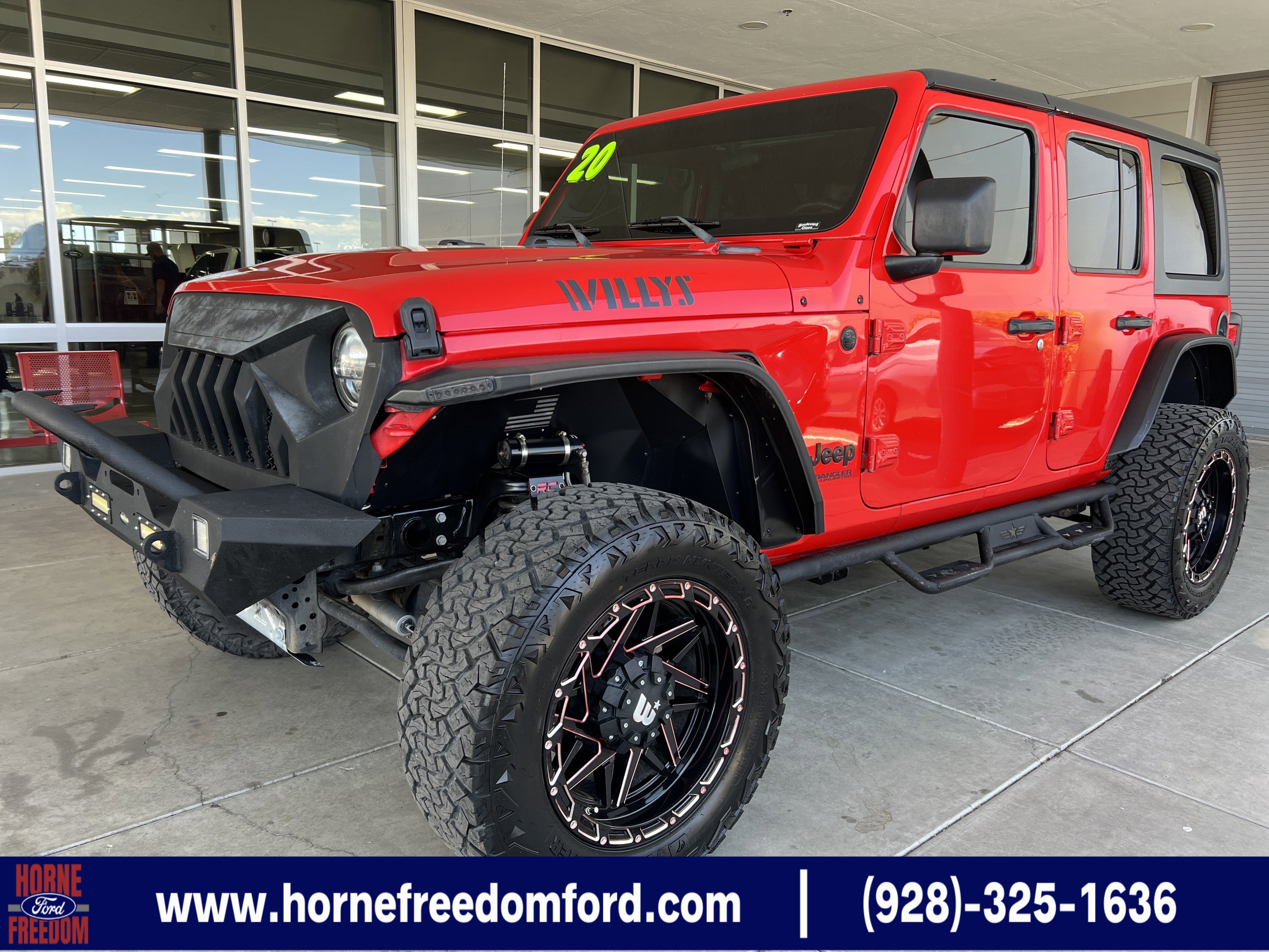 Used 2020 Red Jeep Willys image 1